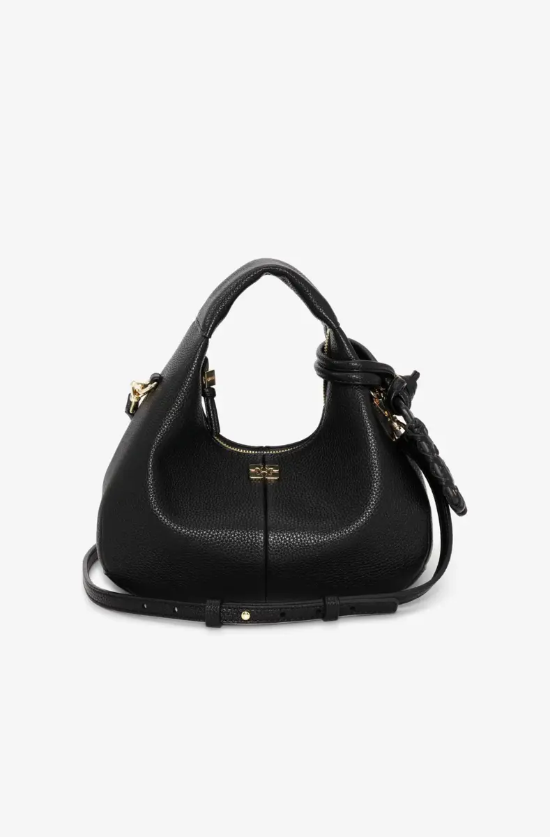 Black Mini Hobo Bag
