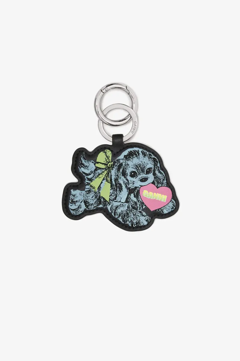 Blue Puppy Keyring