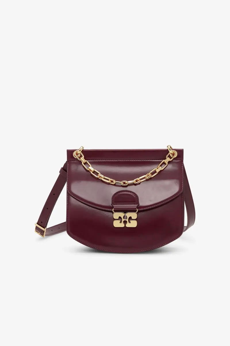 Burgundy Small Chain Apo-G Bag