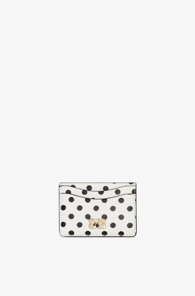 GANNI Bou Card Holder with Dots