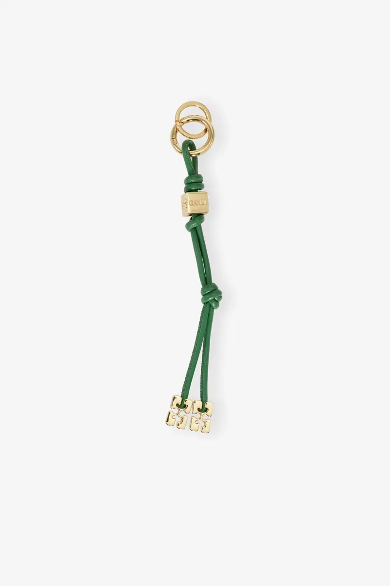 Green GANNI Bou Keyring
