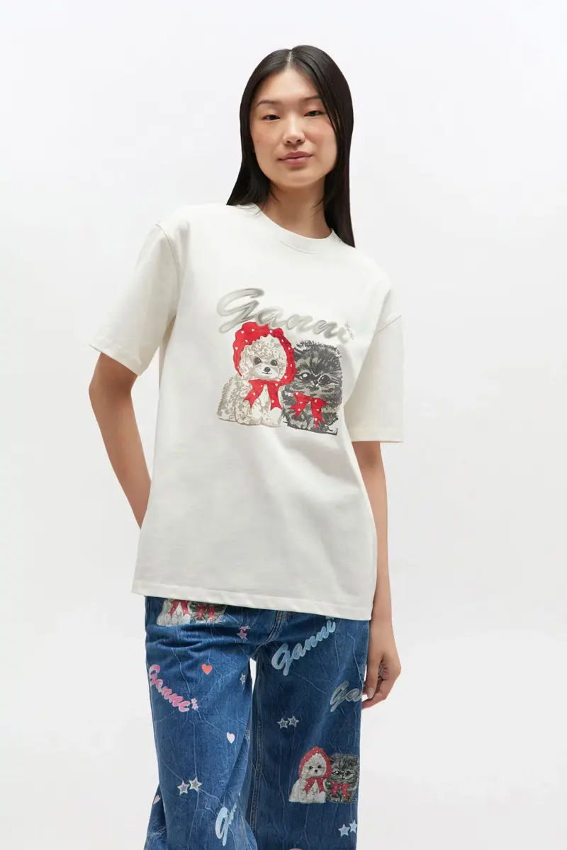 Ivory Animal Print T-shirt