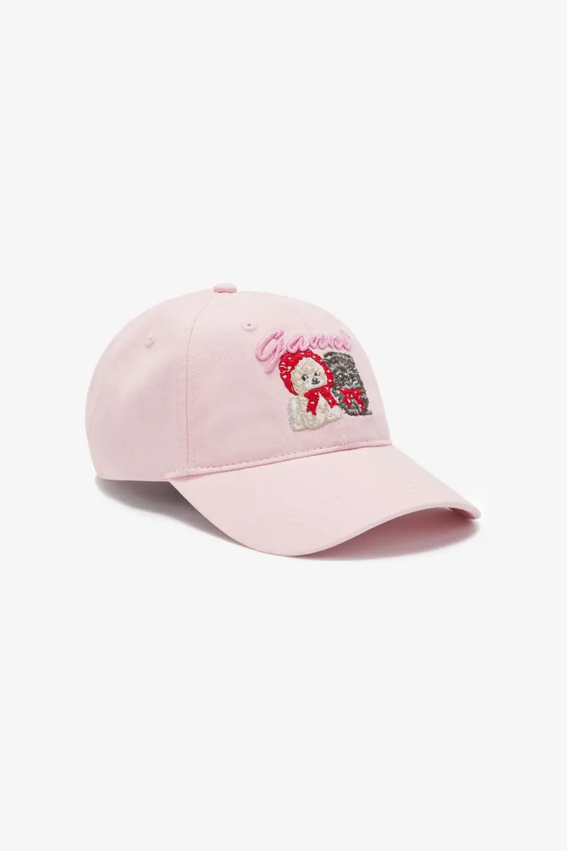Pink Animal Canvas Cap