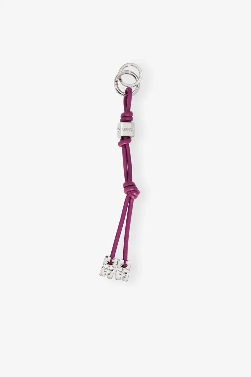Purple GANNI Bou Keyring