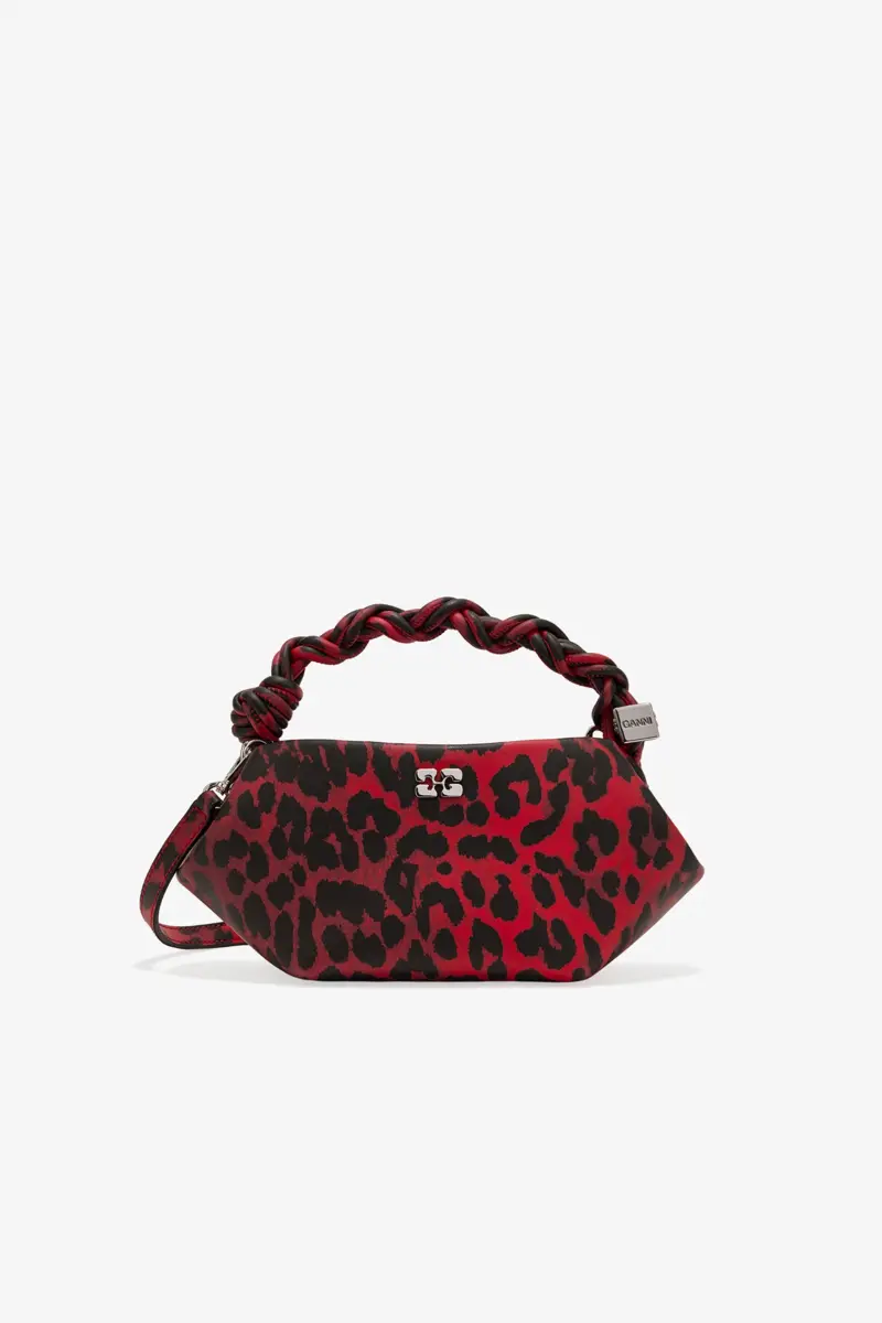 Red Leopard Mini GANNI Bou Bag